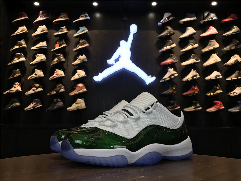 2017 Men Jordan 11 Retro Jade Green Shoes - Click Image to Close